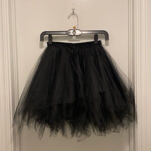Black tulle tutu